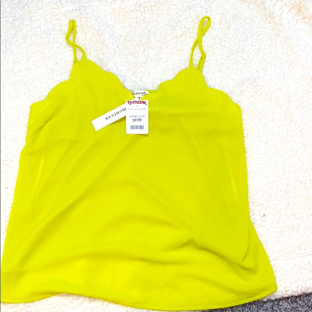 Neon Yellow, Scallop Tank